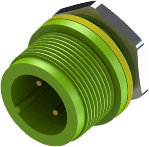 10 PCS EC Solder M20 2 Pin Industrial Electrical IP68 Connector 10A 250V AC DC Female Plug Male Socket Panel 15A(Ec02681-2024-af 15a) in Saudi Arabia