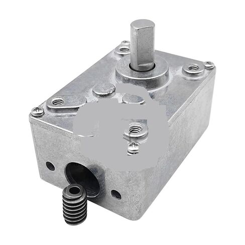 1pcs Full Metal Gearbox Turbo Worm Motor Speed Reduction Speed Reducer 58x40#1(290_3.17MM) in Kuwait