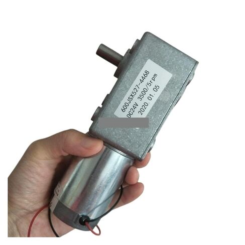 600JSX-4468 7144 Square Turbo-Worm Gear Reduce Box Self-Lock 12V 24V Motor High Torque Speed 1/5/10/15/30/60/100RPM Single Shaft(100RPM_1) in Saudi Arabia