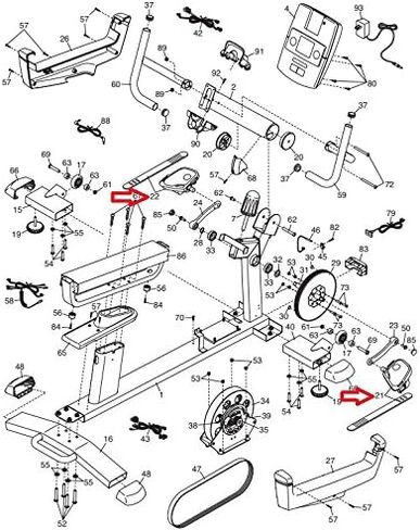 Pro-Form Pedal Set 9/16" Spindle Part 256305 & 256304 Exercise Bike, Replacement Part, Durable Repair Component, Secure Fit in Kuwait