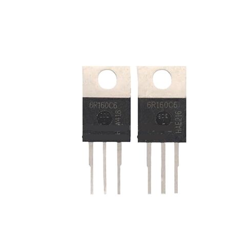 10 قطعة IPP60R160C6 أنبوب MOS ذو تأثير ميداني TO-220 حزمة 23.8A 600V in Kuwait