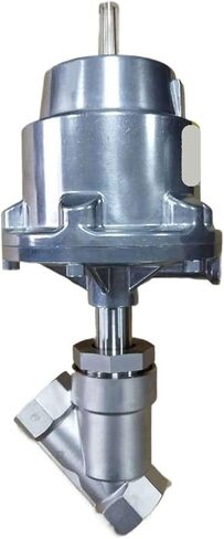 1/2" Pneumatic Angle seat Valve 316 Stainless Steel Y-Type high Temperature steam Internal Thread Angle seat Valve(Single Acting) in Kuwait