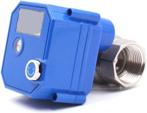 1 "صمام كروي من الفولاذ المقاوم للصدأ 2-Way 2/3-wire المحرك مع مفتاح يدوي AC220V DC24V DC12V (AC220V_CR04) in Kuwait