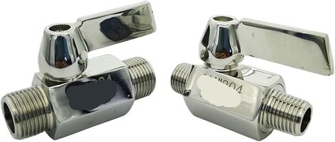 1 قطعة مقبض من الفولاذ المقاوم للصدأ صمام كروي صغير سلك داخلي مزدوج سلك خارجي مزدوج سلك داخلي وخارجي خيط صمام مياه صغير (1، سلك خارجي مزدوج) in Kuwait