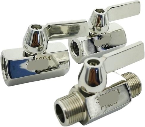 1 قطعة مقبض من الفولاذ المقاوم للصدأ صمام كروي صغير سلك داخلي مزدوج سلك خارجي مزدوج سلك داخلي وخارجي خيط صمام مياه صغير (1، سلك خارجي مزدوج) in Kuwait