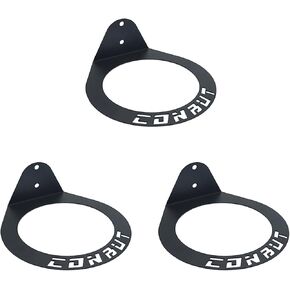 Medicine Ball Rack Exercise Ball Holder Wall Mount, Medicine Ball Storage, 8.8 Inch Inside Diameter Exercise Ball Storage for Gym Exercise Sports Garage Home Commercial Accessory (3pcs) in Kuwait