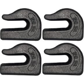 4Pack 3/8" Weld on Grab Chain Hooks Heavy Duty G70 Forged Weldable Tow 6600 LBS for Chain Pulling and Lifting Bucket Flatbed, Trailer, Tractors, Truck, Forklif, SUV, RV, UTV in Kuwait