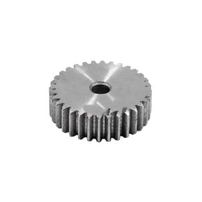 Steel Heavy Duty Motor Pinion Gear 1pc 1M 8T-20T Pinion Spur Gear 1 Mod Cylindrical Flat 8 12 13 14 15 16 17 18 19 20 Teeth 45# Steel(1M 20T (Bore 6mm)) in Saudi Arabia