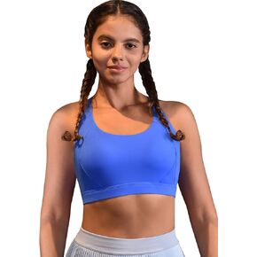 High Impact Sports Bras for Women, High Support Molded Cup Crisscross Back Workout Yoga Top in Saudi Arabia