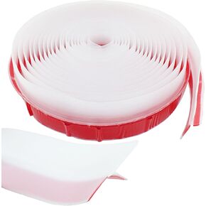 شريط إغلاق من السيليكون على شكل حرف T، سدادة باب شفافة بطول 40 قدمًا، تجريد باب الدش، سدادة مسودة لجانب الباب والنافذة (1.97 بوصة) in Kuwait