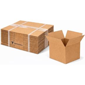 صناديق شحن صغيرة بطول 25.4 سم × عرض 25.4 سم × ارتفاع 25.4 سم، 25 قطعة، صندوق من الورق المقوى للشحن والنقل والبريد والتعبئة والتغليف والتخزين in Kuwait