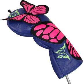 mytag Butterfly Patch Golf Club Covers, Golf Head Covers for Woods and Driver 3D Craft Blue Headcover in Kuwait