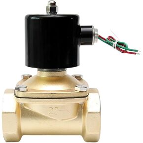 2 "صمام الملف اللولبي النحاسي المغلق عادة بدرجة حرارة عالية 24Vac 12VDC 24VDC 220VAC 110VAC ختم التمثيل المباشر (1 12، NPT_24VDC) in Kuwait