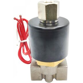 1/4 "صمام الملف اللولبي من الفولاذ المقاوم للصدأ مفتوح عادة 12 فولت 24 فولت 220 فولت 24VDC مناسب للمياه والغاز والنفط (220VAC) in Kuwait