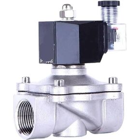 1 "صمام الملف اللولبي مغلق عادة الفولاذ المقاوم للصدأ IP65 مقاوم للماء 220 فولت 12 فولت 24 فولت صمام الملف اللولبي لغاز الماء (BSP_380VAC_VITON-Seal) in Kuwait