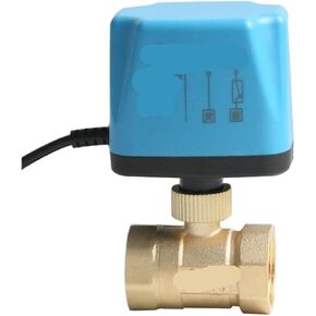 1/2" 3/4" 1" 2" Ball Valve AC220V DC12V DC24V 2-Wire Brass Ball Valve Normally Closed Ball Valve(1,24VDC_Normal Open) in Kuwait