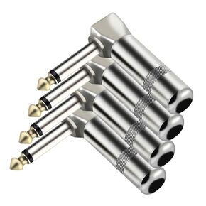 10Pcs/lot Mono/Stereo Jack 6.35mm Male Plug Wire Connector Microphone MIC 6.3MM Plug Audio Connector(TC203) in Kuwait