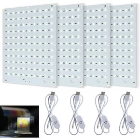 مجموعة لوحة الإضاءة الخلفية Cmyk Lithophane LED متوافقة مع Bambulab A1/A1 Mini Combo/P1P/P1S/X1C/X1E AMS 3D Prober in Kuwait