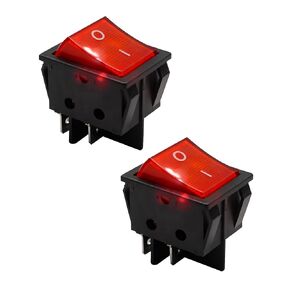 2Pcs RS606 Rocker Switch Fits for LECI,4pin 2position 16A 250V T105/55LECI in Kuwait