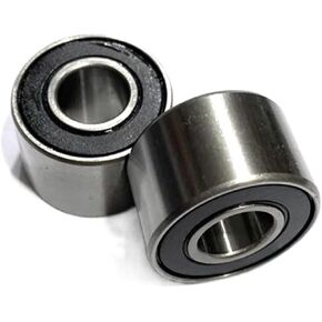 Bimetal Seal Shield Micro deep Groove Bearing 1pcs 5001-2RS 12 * 28 * 16mm ABEC-1 Thickened Double Row Bearing(5001-2RS ABEC 1) in Saudi Arabia