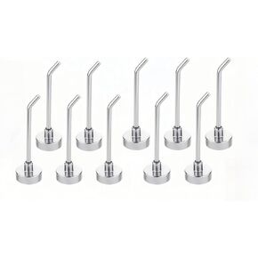 10 عبوات من خطافات مغناطيسية نيوديميوم قوية، خطافات كروز شديدة التحمل مقاس 2.76 بوصة مع تصميم طويل مضاد للسقوط، لا توجد شماعات مغناطيسية للثلاجة، المرآب، المطبخ، مناشف التعليق، المفاتيح، المظلات in Kuwait