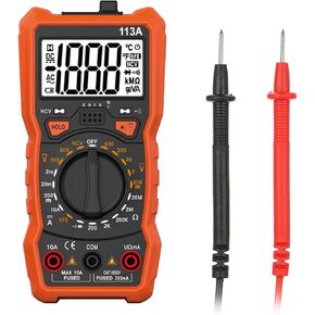 Current Signal Generator Multimeter Multimetro Tester Digital Multimeter 6000 Counts Auto Ranging AC/DC Voltage Temperature Measuring Meter in Kuwait