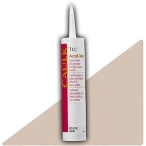 TEC Accucolor Siliconized Unsanded Acrylic Caulk 940 Antique White in Saudi Arabia