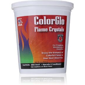 MEECO'S RED DEVIL - بلورات اللهب الملونة ColorGlo - للمدفأة والمخيم، رمادي (16 أونصة) in Kuwait