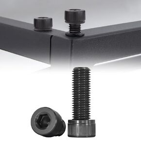 SUNXULIMI M10 x 55mm Socket Head Cap Screws Bolts 12.9 Grade Alloy Steel Metric Machine Hex Socket Screw, Black Oxide Finish, Fully Threaded, 6PCS in Saudi Arabia