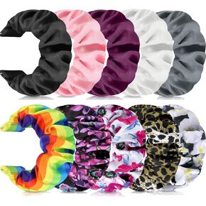 20mm 10Pack Scrunchies Elastic Replacement Band, Compatible with Samsung Galaxy Watch Models (4 Classic 42mm/46mm, 3 41mm, 42mm, 5 Pro 45mm, 5) in Saudi Arabia