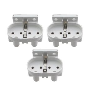 3PCS 2G11 Lampholder 4 Pin UV Lamp Holder White in Kuwait
