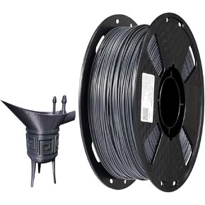 CC3D Carbon Fiber PETG Filament Graphite Gray 3D Printer Carbon Fiber Filament 1.75mm 1KG (2.2 LBS) Spool 3D Printing Material PETG CF Graphite Gray 1000g in Kuwait