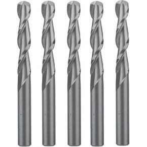 5 قطعة/الوحدة اثنين من المزامير الصلبة كربيد الكرة الأنف نهاية المطاحن 4X22mm المغلفة CNC بت كربيد الكرة الأنف نهاية مطحنة in Kuwait
