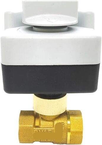 صمام كروي نحاسي، محرك DN15-50 بثلاثة أسلاك، تحكم ثنائي الاتجاه، مع مفتاح يدوي AC220V(2"، 220VAC_2 Way) in Kuwait