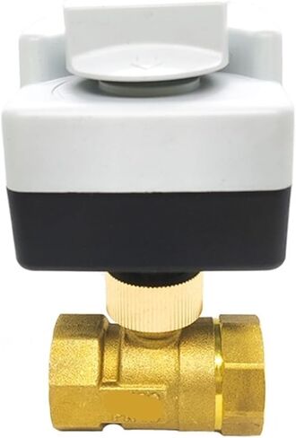 صمام كروي نحاسي، محرك DN15-50 بثلاثة أسلاك، تحكم ثنائي الاتجاه، مع مفتاح يدوي AC220V(2"، 220VAC_2 Way) in Kuwait