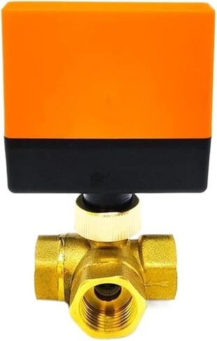 1/2 "صمام كروي نحاسي ثلاثة أسلاك ثلاثي الاتجاه تكييف الهواء التدفئة الأرضية برج المياه صمام التبديل 220 24 12 فولت (24VAC) in Kuwait