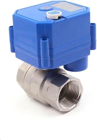 1 "صمام كروي من الفولاذ المقاوم للصدأ 2-Way 2/3-wire المحرك مع مفتاح يدوي AC220V DC24V DC12V (DC24V_CR03) in Kuwait