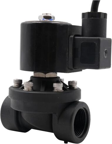 DN15 DN20 DN25 بلاستيك PA66 صمام الملف اللولبي المغلق عادة أو المفتوح تحت الماء، AC220V DC24V، درجة مقاومة الماء IP68، G أو NPT (1،G_DC 24V_Normal مغلق) in Kuwait