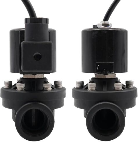 DN15 DN20 DN25 بلاستيك PA66 صمام الملف اللولبي المغلق عادة أو المفتوح تحت الماء، AC220V DC24V، درجة مقاومة الماء IP68، G أو NPT (1،G_DC 24V_Normal مغلق) in Kuwait