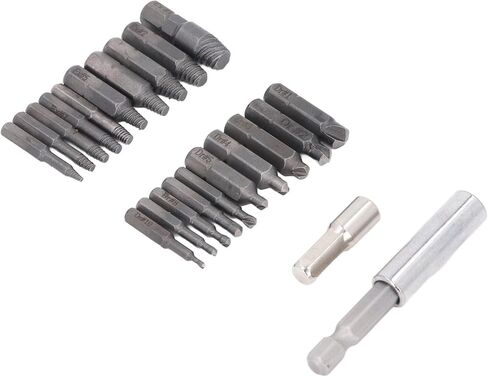 22PCS Set Broken Remover Set High Speed Steel Multifunctional Damaged Screw Extractor Kit in Saudi Arabia