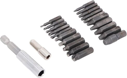 22PCS Set Broken Remover Set High Speed Steel Multifunctional Damaged Screw Extractor Kit in Saudi Arabia