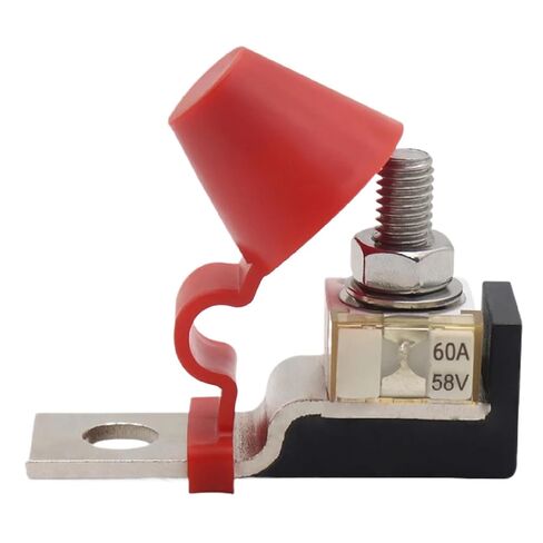 M8 Waterproof Fuse Block Marine Battery Terminal Holder with 58V Ring Fuse Ignition Protection for RV Cruise Ship Crane 60A in Saudi Arabia