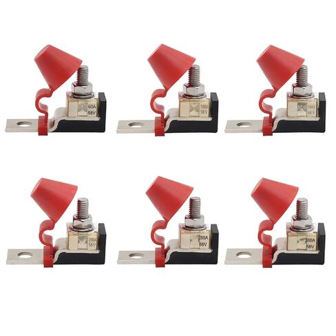 M8 Terminal Mount Fuse Block Kit,58V Ring Fuse Marine Battery Terminal Holder Ignition Protection for Boat Truck RV 200A in Saudi Arabia