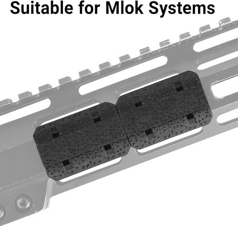 12 قطعة من أغطية السكك الحديدية Mlok، لوحة غطاء السكك الحديدية الواقية لنظام MLOK، أغطية السكك الحديدية العريضة من النوع MLOK للصيد in Kuwait