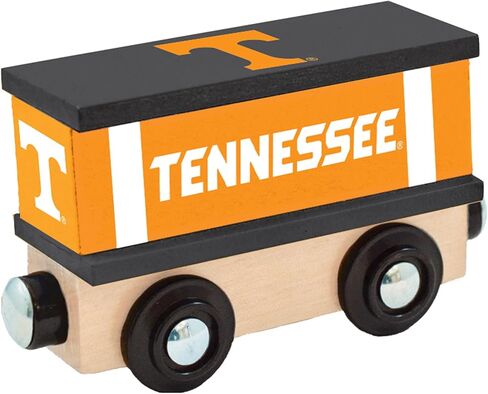 Mortpieces Wood Train Box Car - NCAA Michigan Wolverines - Toddler & Kids Toy المرخصة رسميًا in Kuwait