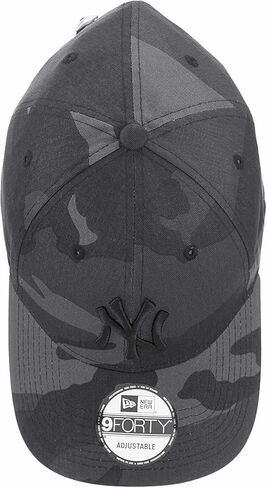 New Era Mens 9forty Camo Yankees Baseball Cap Black in Saudi Arabia