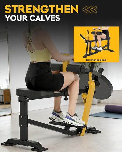 صالة الألعاب الرياضية لرفع العجل: آلة العجل جالسة العجل جالسة آلة التمرينات العجل القابلة للتعديل in Kuwait