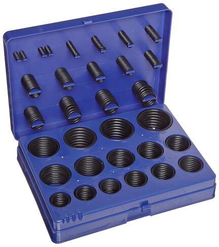 Buna-N O-Ring Kit, 70A Durometer, 382 Pieces, 30 Sizes (Color May Vary) in Saudi Arabia