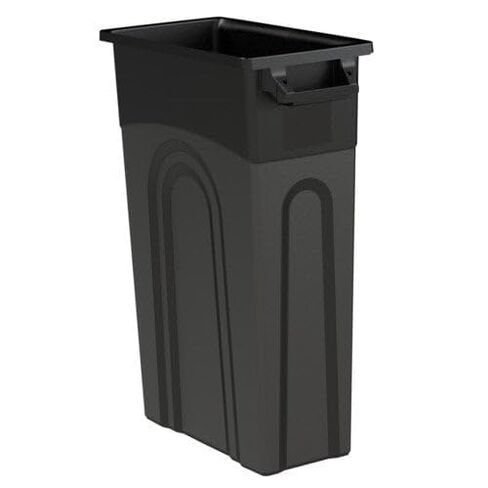 23 Gallon Black Highboy Plastic Garbage Container, Heavy Duty Durable Waste Bin for Recycling, Trash Storage & Everyday Household Use in Saudi Arabia