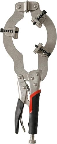 Xiao & Dao Pro Locking C-Clamp، مشبك الأنابيب والأنبوب مع 3 وسادات، 2 إلى 4 بوصة، أداة محاذاة الأنابيب الفولاذية 13 بوصة (عبوتان) in Kuwait